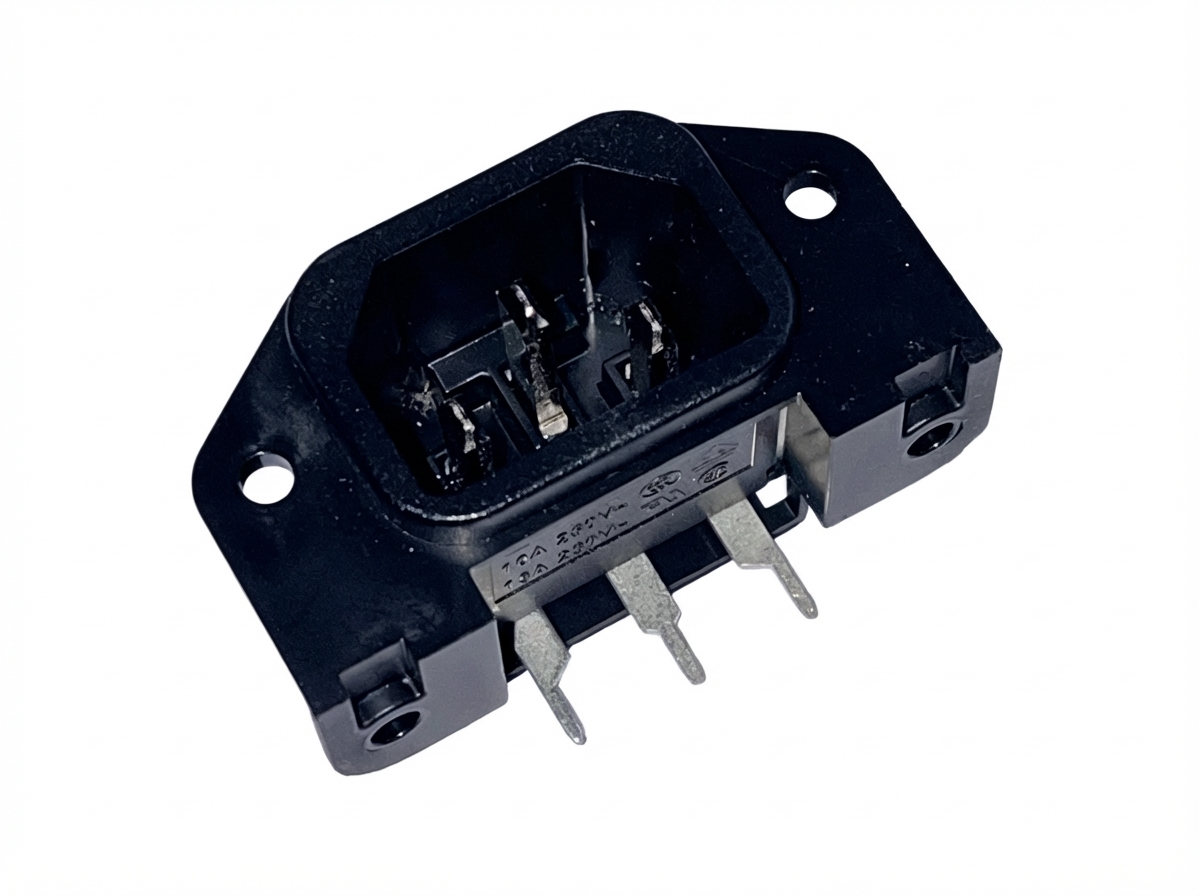 GSP1.8101.1 - Geräteeinbaubuchse Löt/QC ohne Abdeckung - Panel-Mount