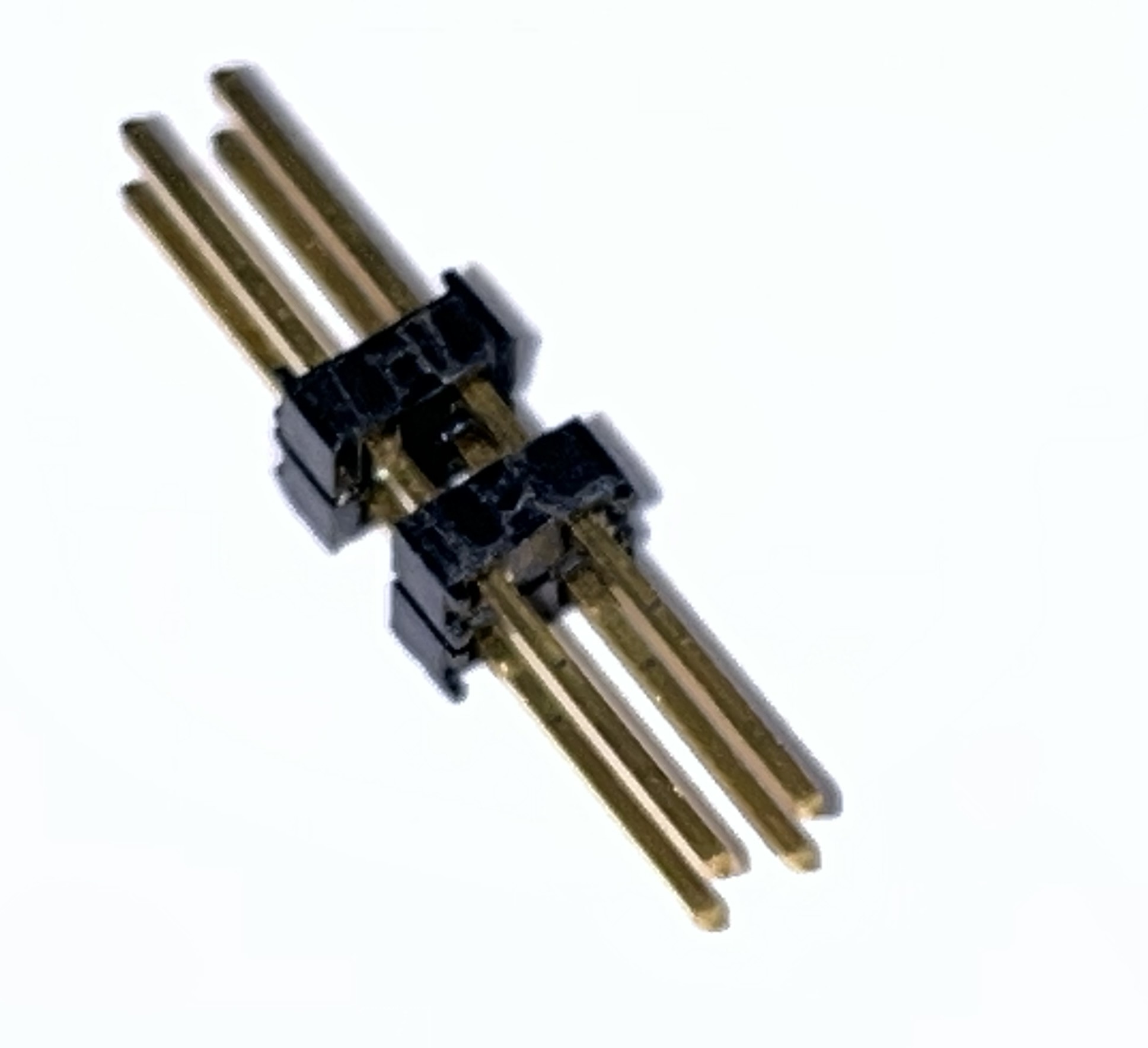 EW-02-10-G-D-275 - Edge Wing Steckverbinder 2,54mm 2×2-pol. vergoldet - THT