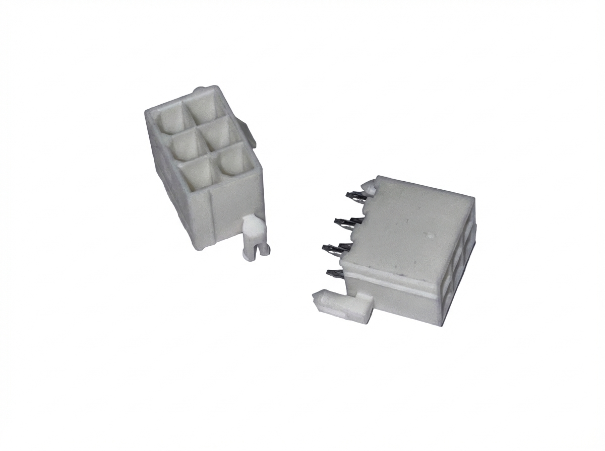 46015-0603 - MF+ HCS Stiftleiste vertikal 6-pol. - THT