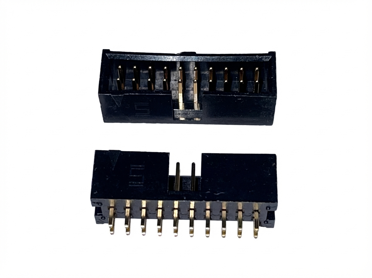 TST-110-01-G-D - Shrouded PCB Header 2×10 2,54mm Au - THT