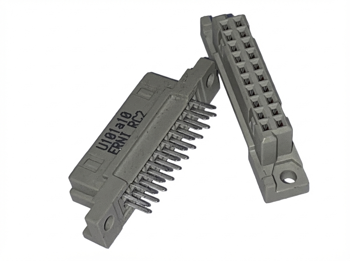 254370-E - DIN41612-Buchse 20-polig Typ F/AB - THT