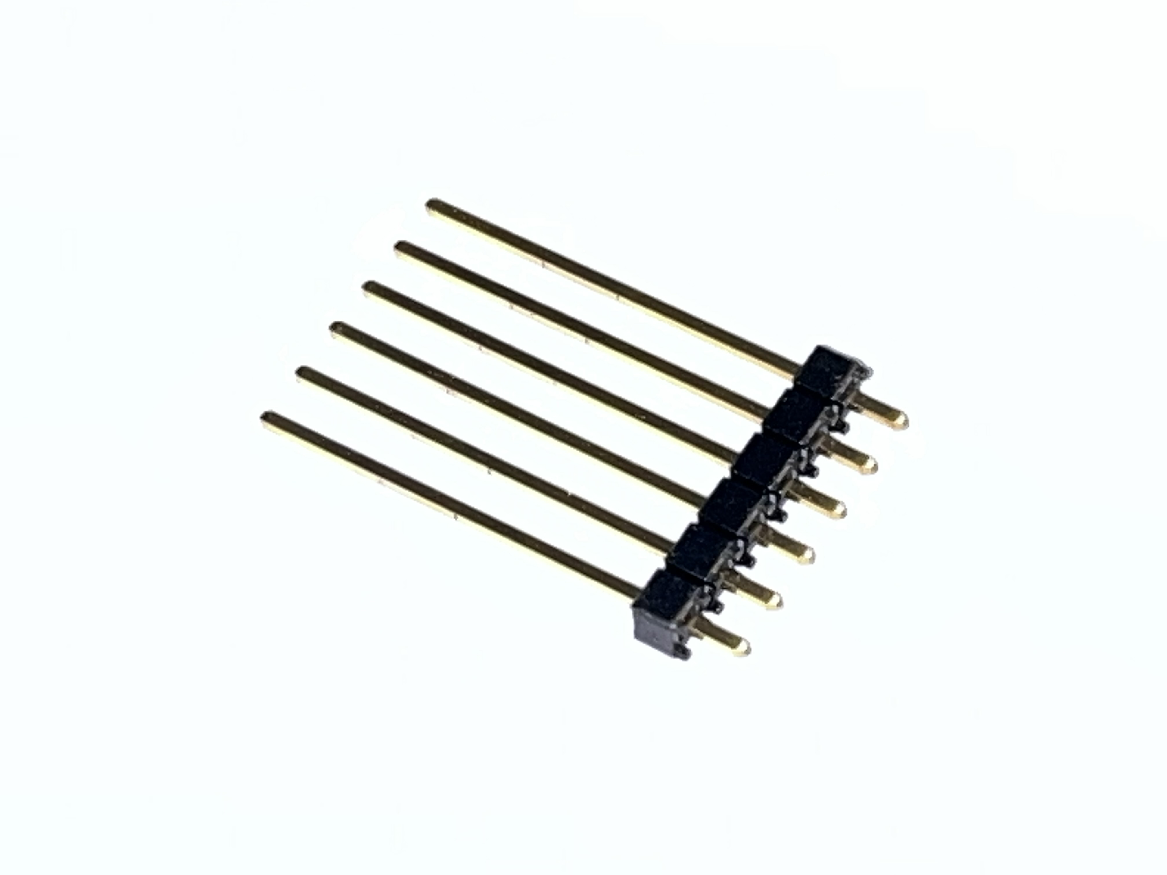 TSW-106-18-G-S - Stiftleiste 2,54mm 6-pol. 1-reihig vergoldet - THT