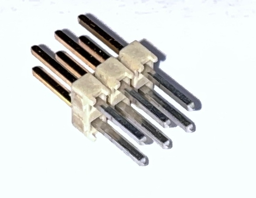 HMTSW-103-08-F-D-230 - High-Temp Stiftleiste 2,54mm 2×3-pol. 2-reihig - THT