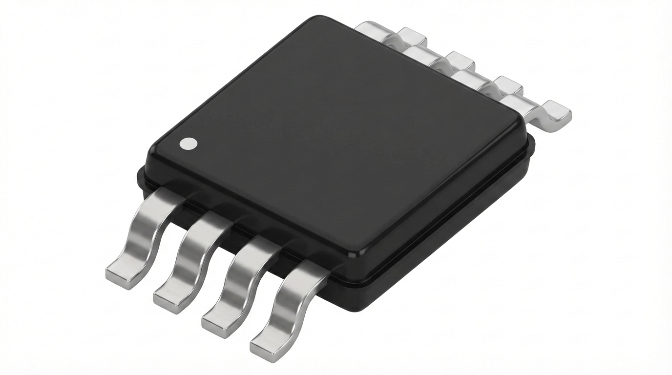 PCA9536DGK - 4-Bit I2C and SMBus I/O Expander with Config-Registers - MSOP-8