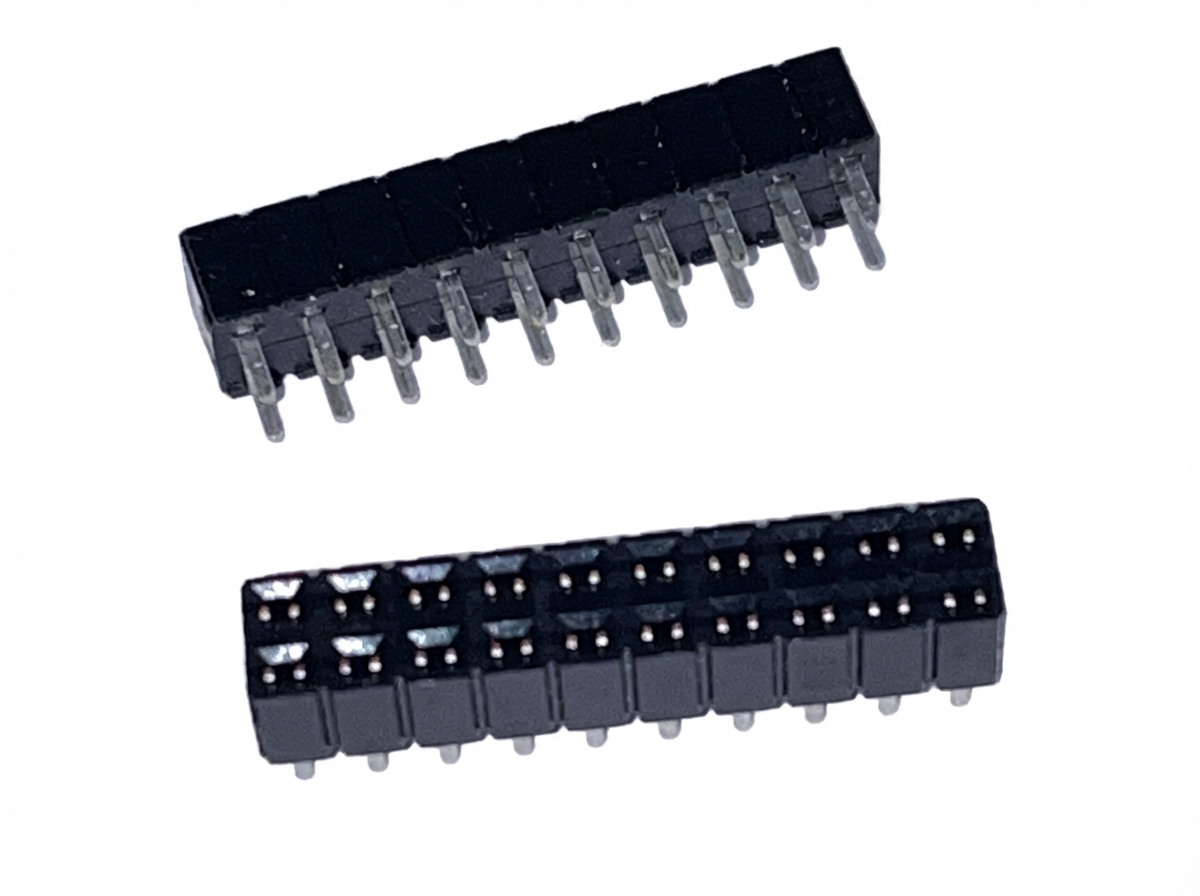 SLW-110-01-F-D - Low-Profile Buchsenleiste 2,54mm 20-polig 2-reihig - THT