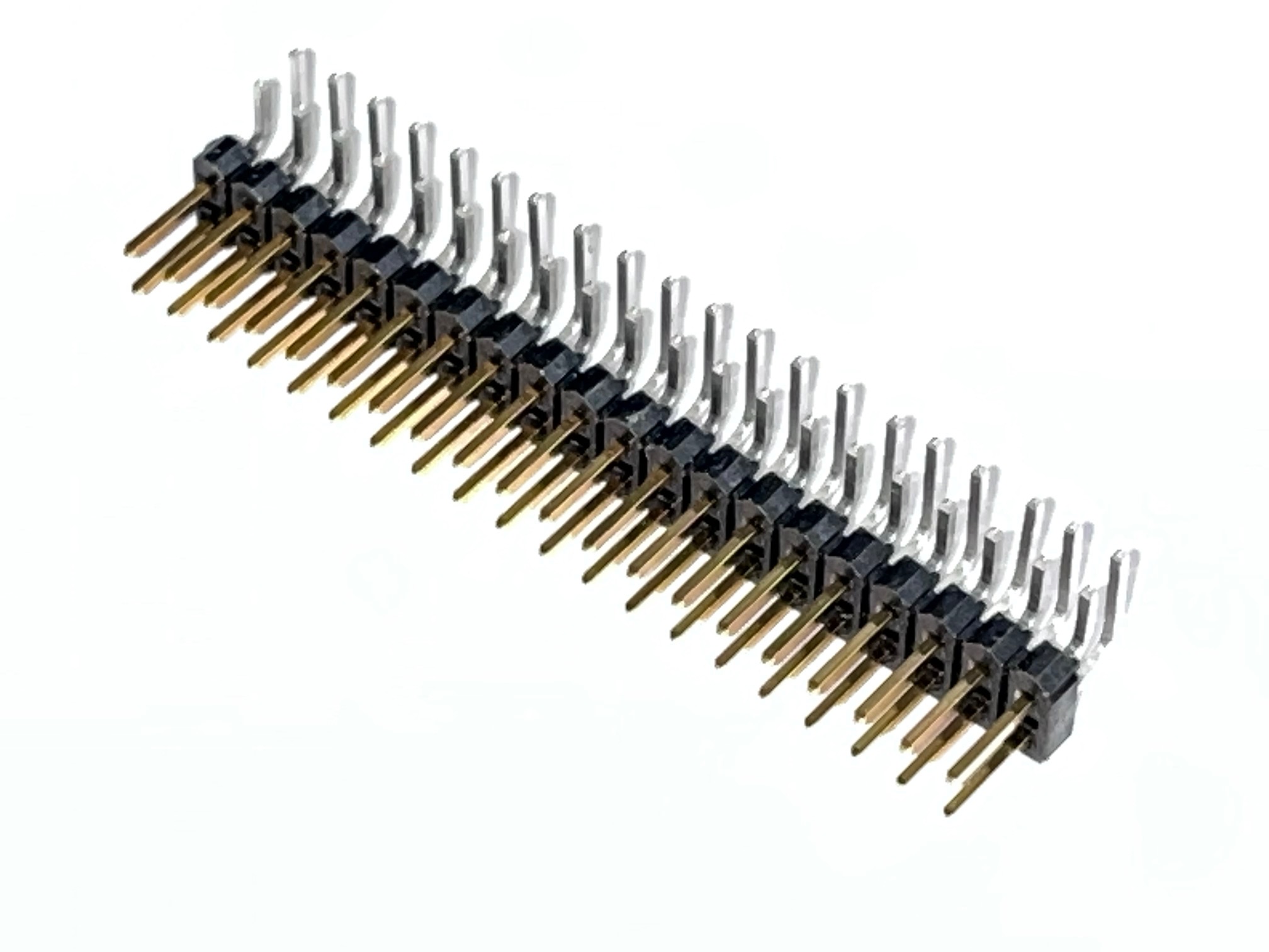 TSW-120-08-F-D-RA - Stiftleiste 2,54mm 2×20-pol. 2-reihig gewinkelt - THT