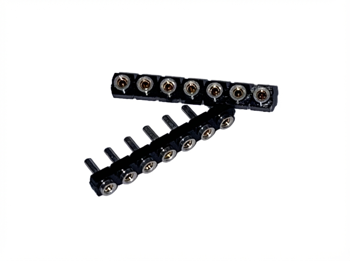 SL-107-T-12 - Low-Profile Schraubenmaschinen-Buchsenleiste 2,54mm 7-polig - THT