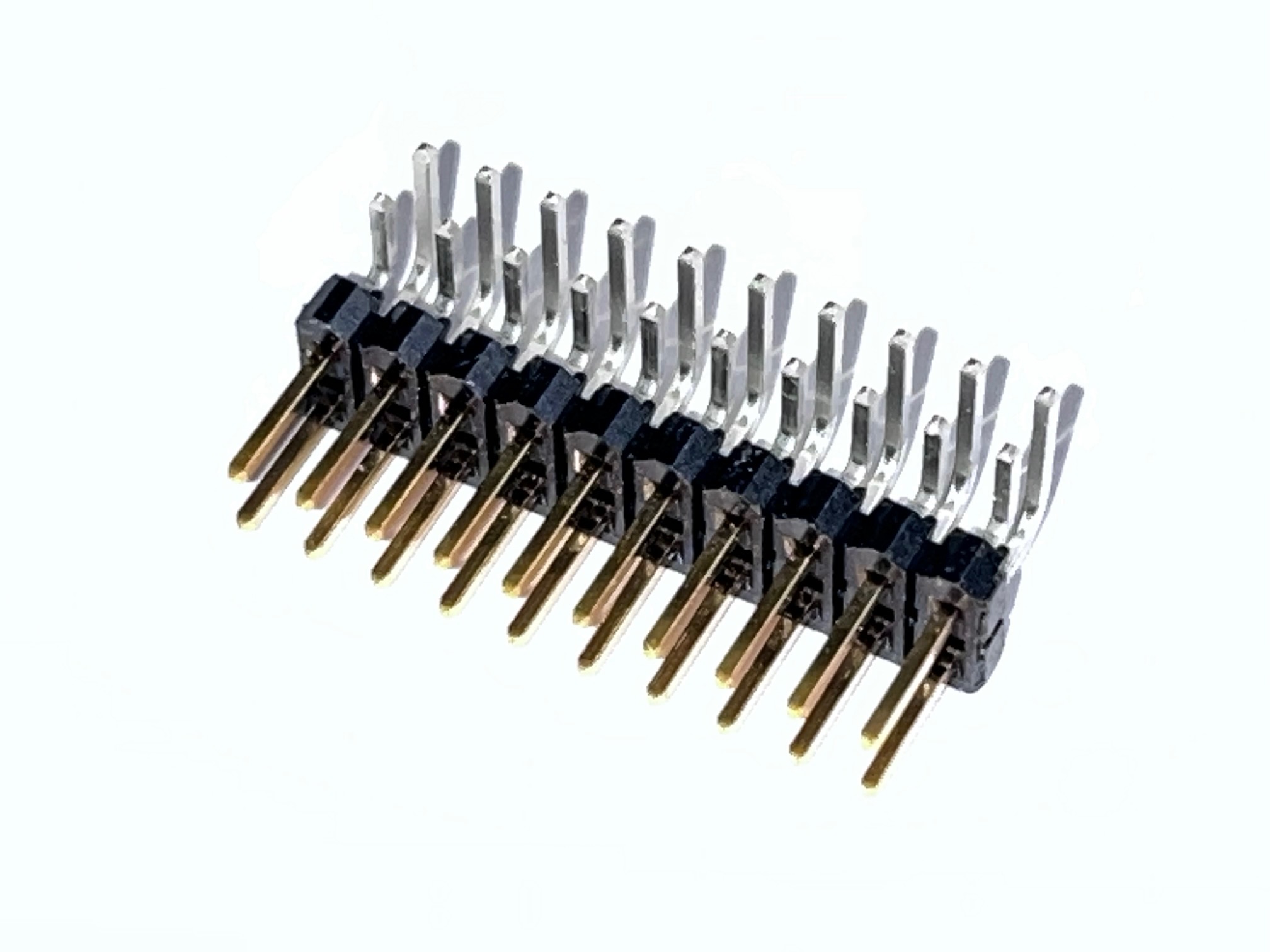 TSW-110-22-F-D-RA - Stiftleiste 2,54mm 2×10-pol. 2-reihig gewinkelt - THT