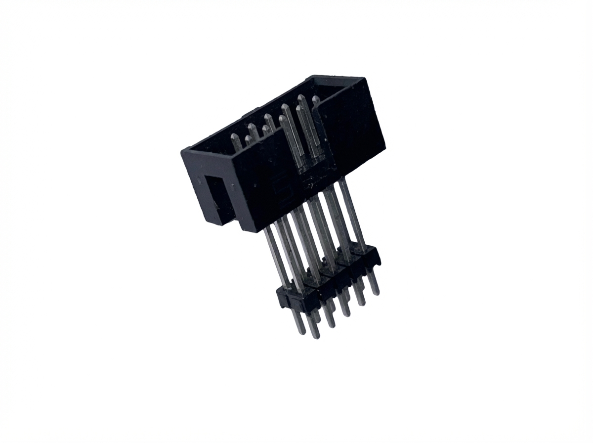 ZSS-105-T-D-883 - Shrouded Elevated Terminal Strip 2,54mm 2-reihig 10-pol. - THT